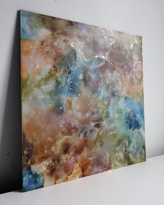 She Is as Gentle as a Cloud but Loves With a Fury of a Storm | 40 x 40 cm