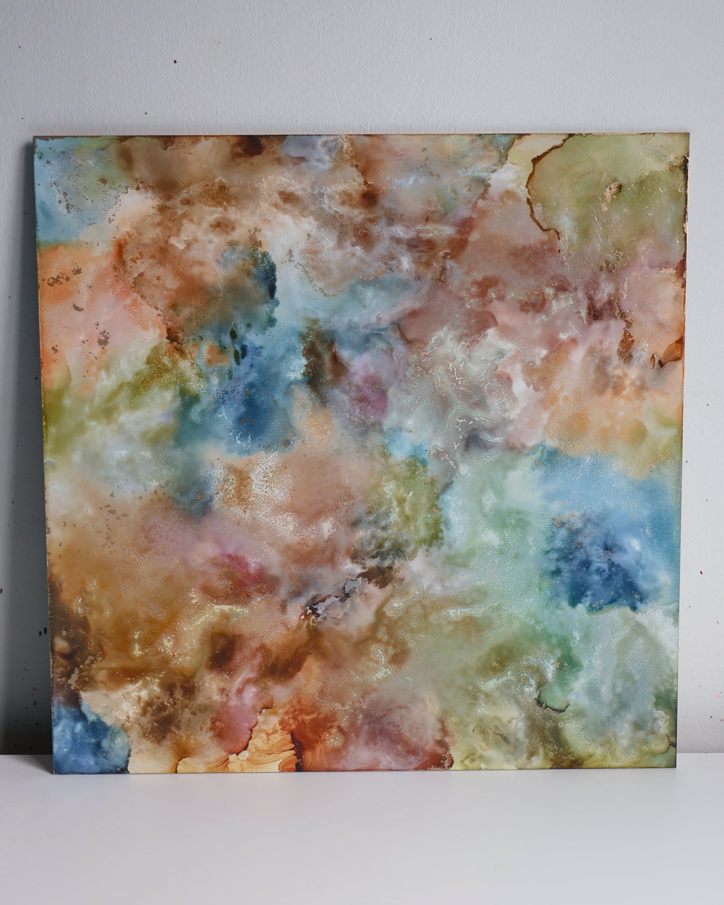 She Is as Gentle as a Cloud but Loves With a Fury of a Storm | 40 x 40 cm