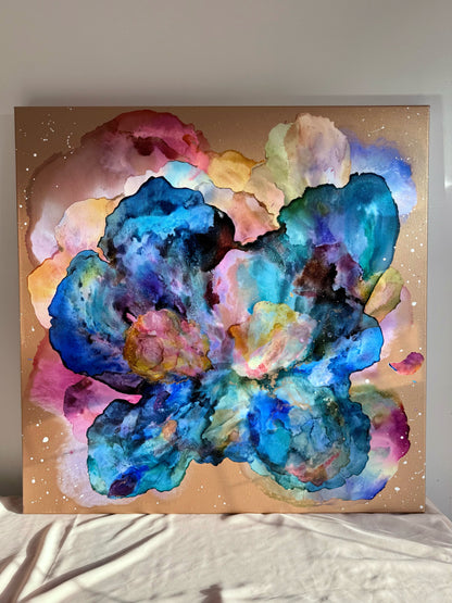 She Was Done Waiting for the Right Moment | 30 x 30"