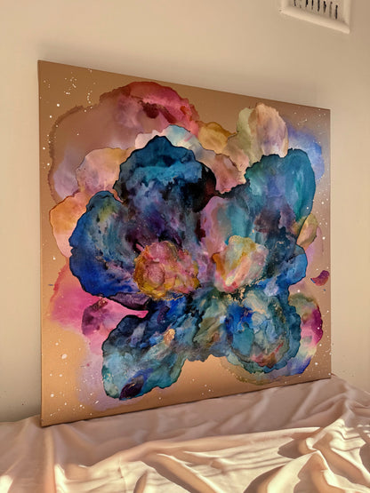 She Was Done Waiting for the Right Moment | 30 x 30"