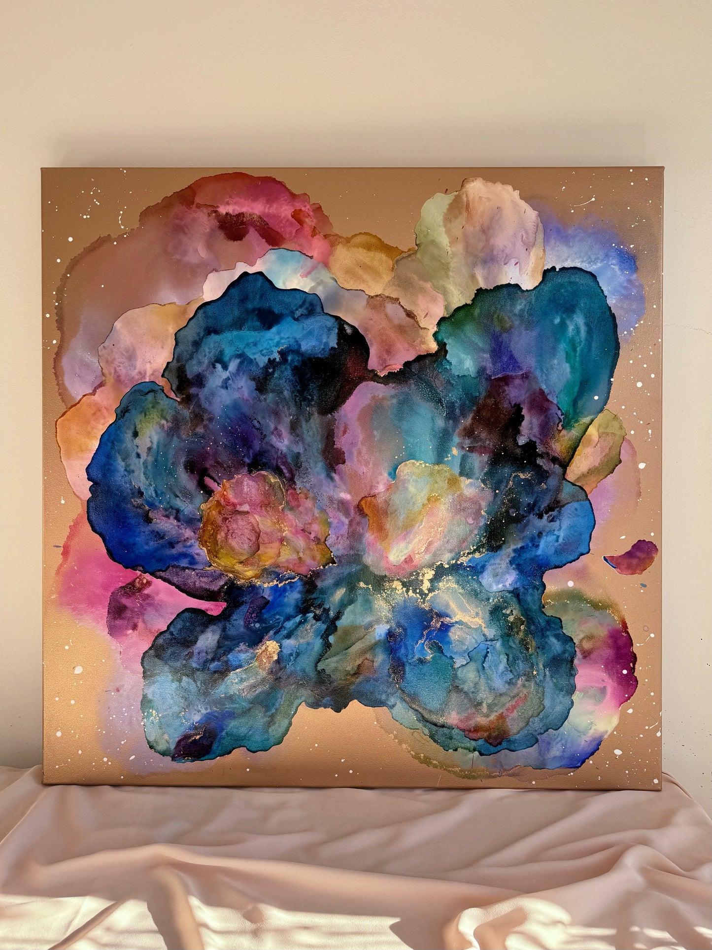 She Was Done Waiting for the Right Moment | 30 x 30"