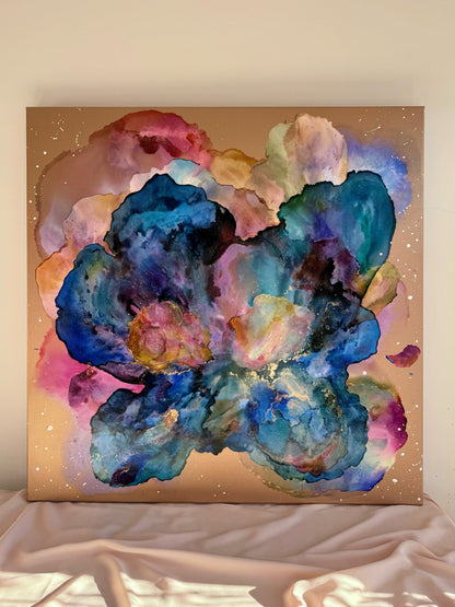 She Was Done Waiting for the Right Moment | 30 x 30"