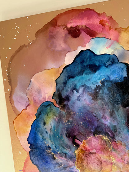 She Was Done Waiting for the Right Moment | 30 x 30"