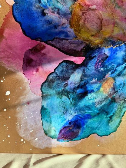 She Was Done Waiting for the Right Moment | 30 x 30"