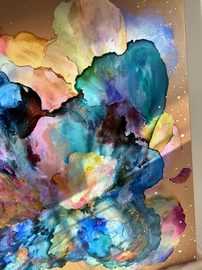 She Was Done Waiting for the Right Moment | 30 x 30"