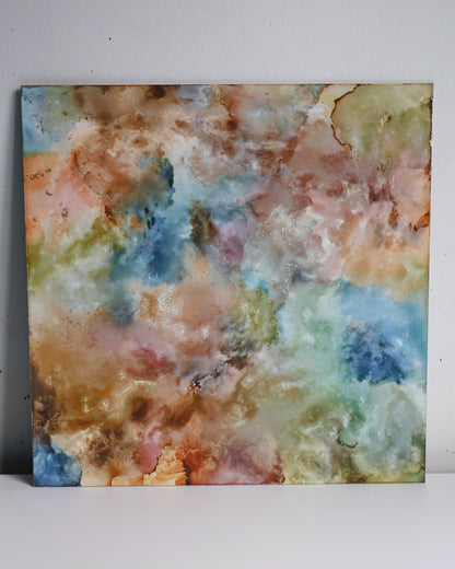 She Is as Gentle as a Cloud but Loves With a Fury of a Storm | 40 x 40 cm